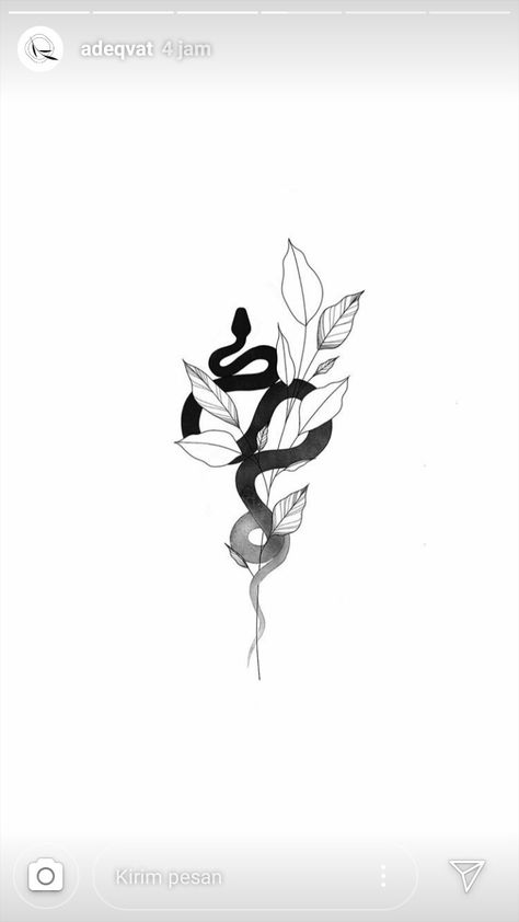 Snake With Plants Tattoo, Snake And Plant Tattoo, Noah Tattoo, Wrap Around Ankle Tattoos, Group Tattoos, Branch Tattoo, C Tattoo, Snake Tattoo Design, Plant Tattoo