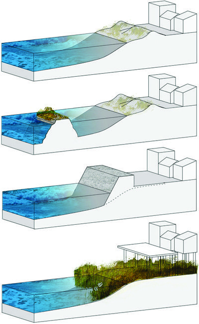 Flood Resilient Urban Design, Wave Landscape Design, Jetty Design, Coastal Architecture, Urban Design Graphics, Urban Design Concept, Urban Design Plan, Urban Landscape Design, Architecture Board