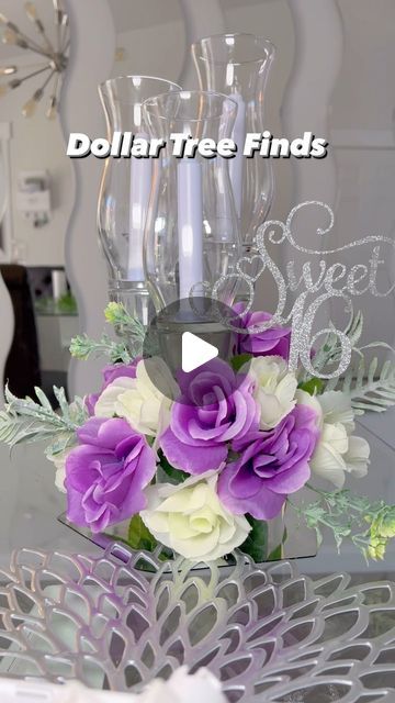 Mayra Mondragon on Instagram: "DOLLAR TREE CENTERPIECE, DOLLAR TREE TABLE DECOR, DOLLAR TREE HOME DECOR. #centerpieces #dollartreefinds #tabledecor #homedecor #dollartreediy #dollartreecenterpiece #dollartreelover #dollartreeparty #dollartreedecor #dollartreecommunity #homedecoration #flowercenterpiece #candelabra #candelabros #centrodemesa #decoracionmesas #weddingcenterpieces #sweet16centerpieces #quinceaneracenterpieces #centerpiecediy #sweet16 #quinceañera #wedding #decoracionquinceañera #decoracionbodas #decoracionfiestas #dollartree #dollartreeaddict #dollartreediys" Retirement Table Decorations Ideas, 15 Centerpieces Ideas, Dollar Tree Table Decor, Dollar Tree Table, Dollar Store Centerpiece, Tree Table Decor, Dollar Tree Home Decor, Dollar Tree Centerpieces, Tree Centerpiece