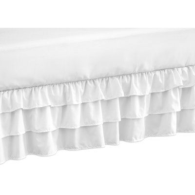 White Ruffle Bedding, White Bed Skirt, Crib Bed Skirt, Ruffle Crib Skirt, Crib Bed, Ruffle Bed Skirts, Shabby Chic Room, Crib Skirt, Sweet Jojo Designs