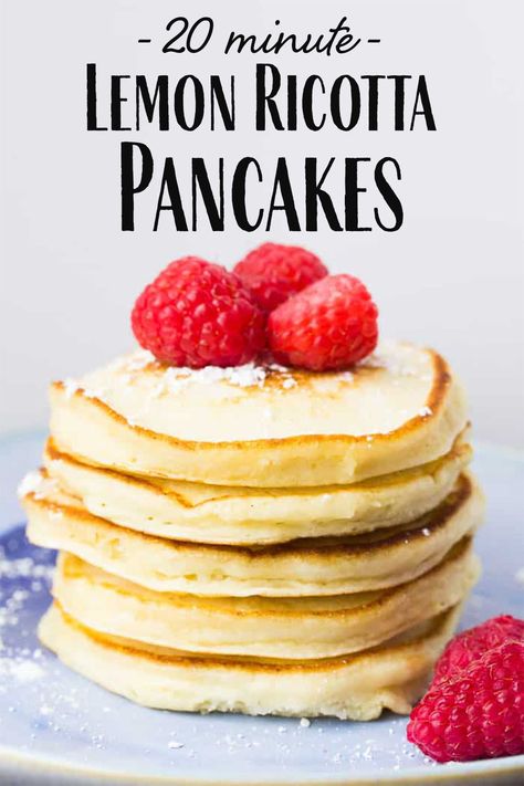 Fall Installation, Easy Pancakes Recipe, Ricotta Pancakes Recipe, Glamping Recipes, Lemon Ricotta Pancakes Recipe, Raspberry Ricotta, Easy Pancakes, Lemon Ricotta Pancakes, Cookies Box