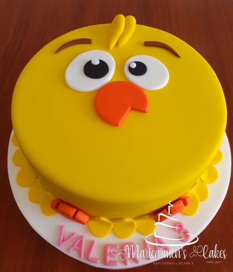 Torta Pollito amarillito Animal Birthday Cakes, 4th Birthday Cakes, Cake Online, Cake Icing, Easter Cakes, Cake Decorating Tips, Animal Birthday