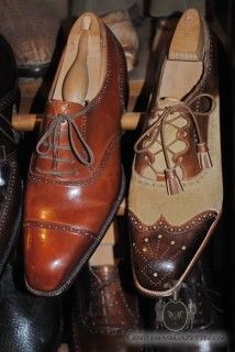 Roberto Ugolini Shoes Gentleman's Gazette, Ghillie Brogues, Brogue Shoe, Shoes Guide, Gents Shoes, Western Shoes, Wingtip Shoes, Shoes Hack, Bespoke Shoes