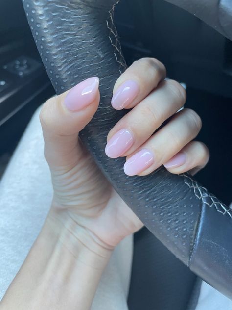 Bubblegum Pink Nails, New Balance Trainers, Hard Gel Nails, Balance Trainers, Subtle Nails, Simple Gel Nails, Basic Nails, Pretty Designs, Banana Pancakes