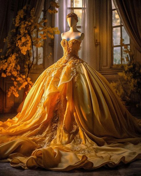 Select your favorites 1-5 🌸 By @fireflypath | Instagram Beauty And The Beast Quinceanera Dress, Beauty And The Beast Wedding Dresses, Dressing Chic, Fantasy Settings, Quinceanera Themes Dresses, Photoshop Creative, Pretty Quinceanera Dresses, Beautiful Long Dresses, Quince Dress