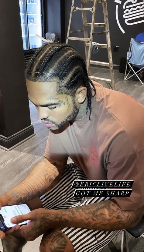 Dave East Braids, Dave East Aesthetic, Dave East Instagram, Nyc Drill, Kevin Porter, Rapper Aesthetic, 80s Fashion Trends, Dave East, Black Men Haircuts