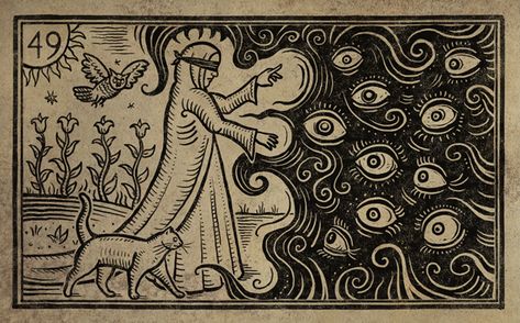 Medieval Occult Art, Occult Woodcut, Folk Horror Art, Medieval Woodcut, Woodcut Illustration, Medieval Artwork, Woodcut Art, Folk Horror, Arte Peculiar