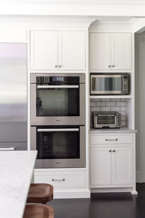 Microwave Above Oven Built In, Microwave Otg Cabinet, Kitchen Cupboard Microwave, Microwave Niche Kitchens, Tall Cabinet With Microwave, Microwave In Dining Room, Microwave Otg Tall Unit, Otg Microwave Unit, Open Microwave Cabinet