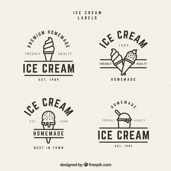 Logo Ice Cream, Donut Logo, Ice Cream Sign, Ice Cream Logo, Ice Cream Packaging, Ice Cream Design, Ice Cream Brands, Vintage Ice Cream, Bakery Logo