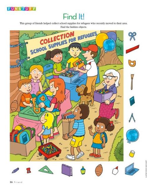 Find It! Find It Pictures, Find Hidden Objects Games, Find It Game, Church Clipart, Hidden Picture Games, Find The Hidden Objects, Speaking Games, Preschool Activities Printable, English Stories For Kids