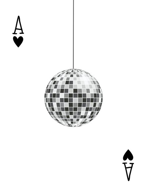 I am loving the card trends right now and wanted to tie that in with disco balls! Prints For Walls Black And White, Print Out Wall Art Black And White, Aesthetic Prints Black And White, Digital Wall Art Ideas, Modern Widgets, Disco Ball Logo, Black Poster Prints, Disco Typography, Black And White Graphic Poster