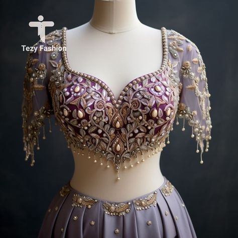 Bridal Lehenga Design, Modern Heritage, Latest Bridal Blouse Designs, Lehenga Design, New Saree Blouse Designs, Traditional Blouse Designs, Lehenga Designs Simple, Latest Model Blouse Designs, Fashionable Saree Blouse Designs