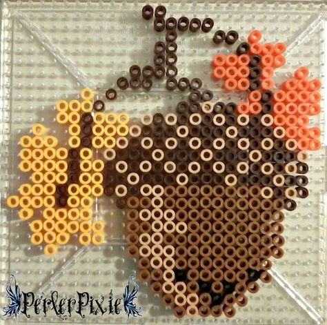 Easy Perler Bead Patterns, Perler Creations, Fuse Bead Patterns, Hama Beads Design, Instant Ramen, Perler Crafts, Hama Bead, Halloween Beads, Hama Beads Patterns