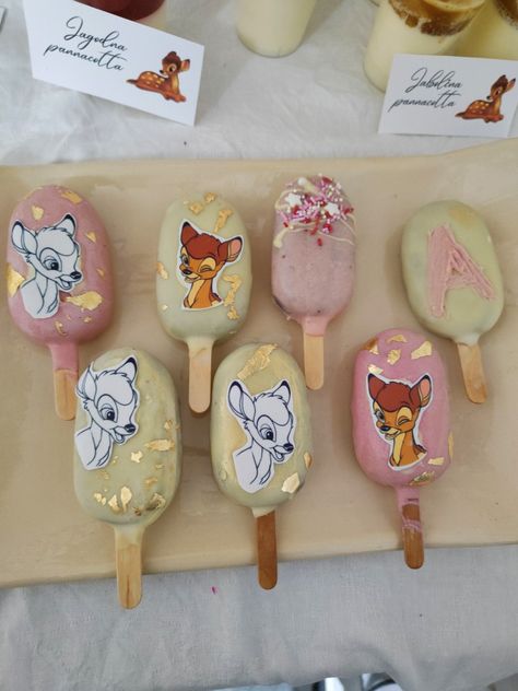 Bambi Desserts, Bambi Dessert Table, Bambi Baby Shower Ideas, Bambi Party, Bambi Birthday, Bambi Baby, Girl Shower Themes, Care Bear Birthday, Fairy Garden Birthday Party