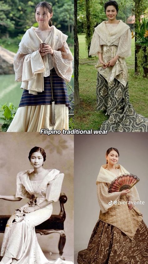 All rights to respectful owner #traditionalwear #culturalwear #culturalfashion #traditionalfashion Modern Traditional Filipino Clothes, Filipino Fashion Traditional, Ancient Filipino Clothing, Filipino Indigenous Clothing, Old Filipino Clothes, Filipino Historical Fashion, Filipino Fashion, Fashion Traditional, Traditional Wear