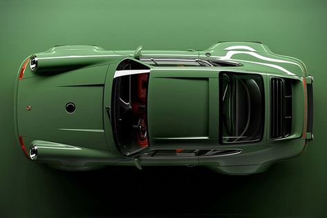 porsche 964 DLS custom coupé by singer vehicle design Porsche Garage, Porsche Wallpaper, Green Porsche, Honda Dominator, Singer Porsche, Singer Vehicle Design, Mustang Gt500, Shelby Mustang, Corvette Zr1