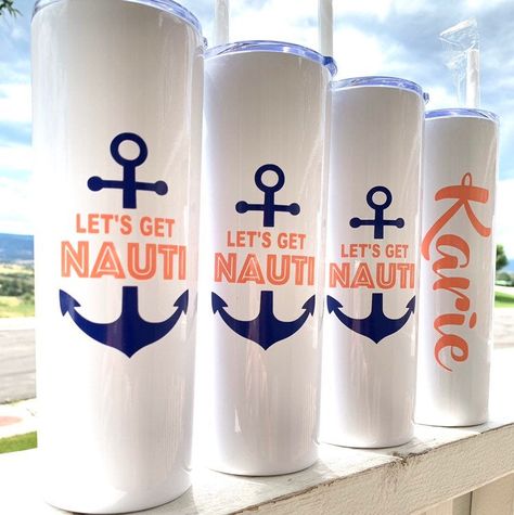 40th Birthday Girls Trip, 50th Birthday Cruise, Pontoon Party, Girls Beach Trip, Bridesmaid Cups, Mexico Cruise, 50th Birthday Funny, Wedding Gifts For Groomsmen, Yacht Party