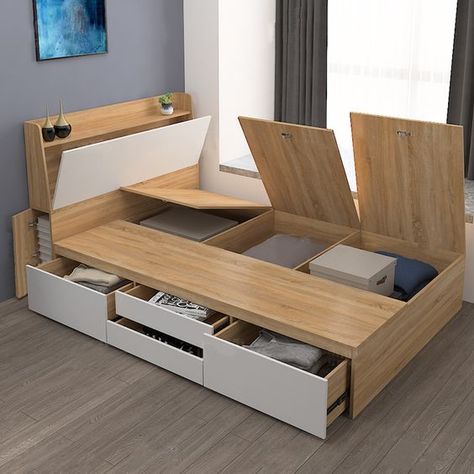 Beds Canopy, Café Design, Wooden Beds, Bed Platform, Wooden Bed Design, Bed Design Modern, Platform Bed With Storage, Platform Beds, Bed Furniture Design