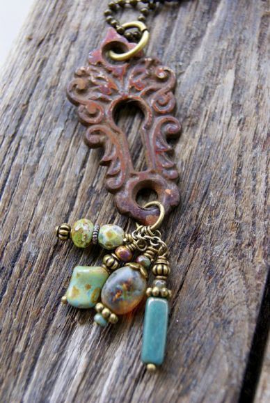 Hardware Jewelry, Junk Jewelry, Mixed Media Jewelry, Key Jewelry, Repurposed Jewelry, Assemblage Jewelry, Recycled Jewelry, Upcycled Jewelry, A Necklace