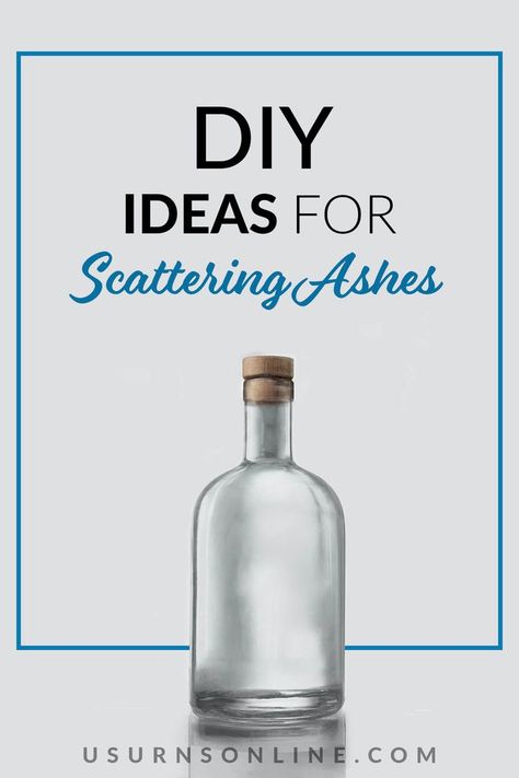 DIY ideas for scattering ashes Scattering Ashes Ideas, Human Ashes Ideas, Cremation Ashes Ideas Diy, Diy Urns For Ashes, Cremation Ashes Ideas, Memory Diy, Cremated Remains, Life Planning, Small Urns