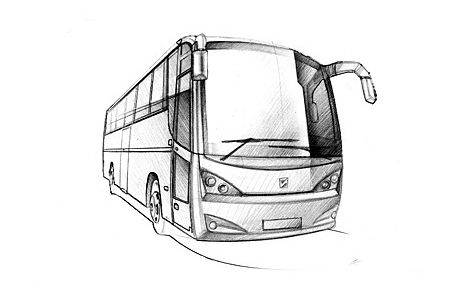 Baren-Boym » Bus Concepts Bus In Perspective, Bus Sketch Design, Bus Perspective, Car Drawing Pencil, Bus Drawing, Bus Design, Bus Art, Ocean Waves Painting, Composition Painting