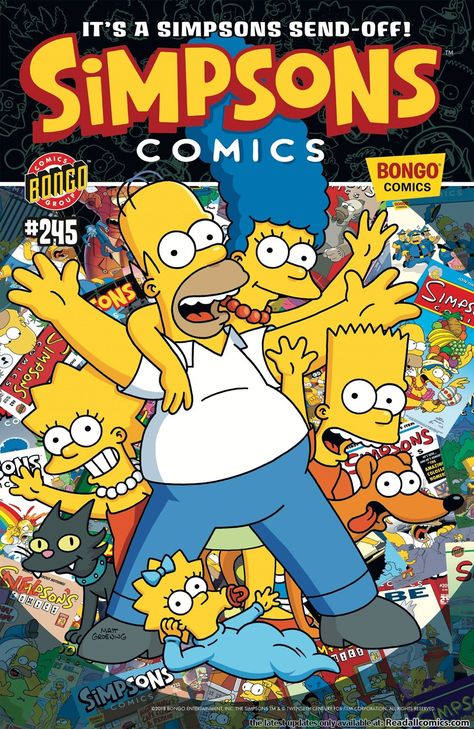 Simpsons Comics 245 (2018) ………………….… | Viewcomic reading comics online for free 2019 Spongebob Comics, Simpsons Characters, Retro Comic Book, Anime Vs Cartoon, Simpsons Art, Matt Groening, Comic Store, Retro Comic, Comic Collection