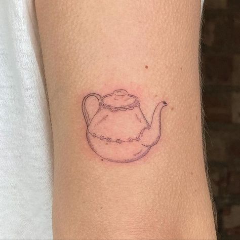 Tea Party Tattoo, Tea Pot Tattoo, Purse Tattoo, Coffee Mug Tattoo, Teapot Tattoo, Nurse Cartoon, Strawberry Tattoo, Twin Tattoos, Cute Simple Tattoos