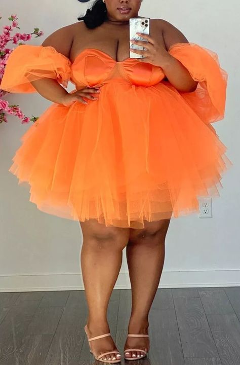 Off Shoulder Tutu Mini Dress - Preorder - Posh Shoppe Plus Size Ball Gown, Off Shoulder Ball Gown, Tulle Tutu Dress, Chiffon Party Dress, Gown Plus Size, Mesh Short, Plus Size Party Dresses, Chiffon Mini Dress, Elegant Dresses For Women