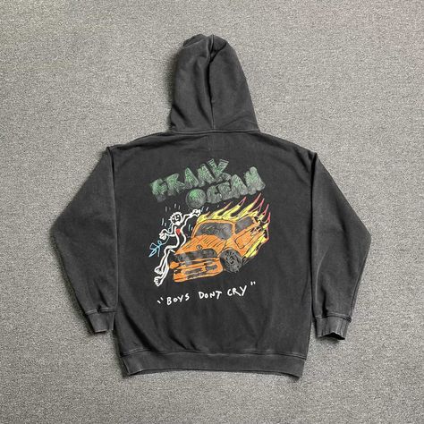 Frank Ocean Hoodie Check more at https://pokpokny.com/product/frank-ocean-hoodie/ Frank Ocean Clothes, Frank Ocean Hoodie, Sturniolo Merch, Frank Ocean Merch, Ocean Outfits, Wishlist Christmas, Funky Shirts, Gallery Dept, Chill Fits