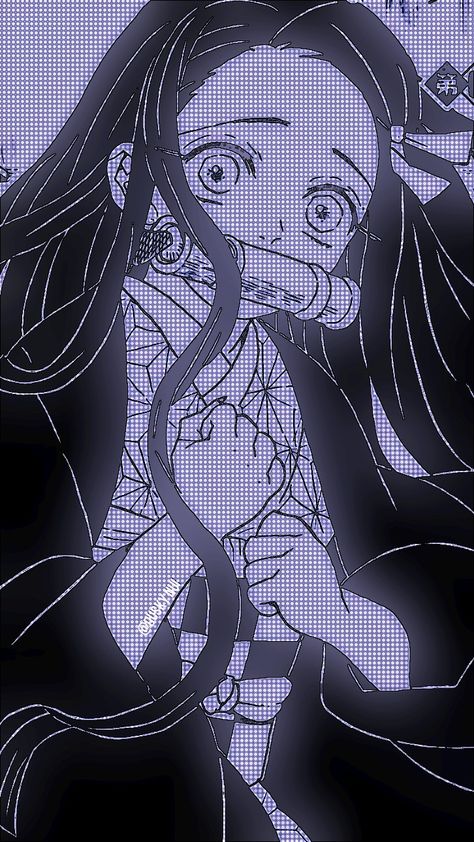 Nezuko from Kimetsu No Yaiba Nezuko Wallpaper Aesthetic Black, Nezuko Black Wallpaper, Lock Screen Wallpaper Iphone Cute Dark, Nezuko Wallpaper 4k, Nezuko Wallpaper Iphone, Nezuko Wallpaper Aesthetic, Aesthetic Nezuko, Draincore Wallpaper, Kny Wallpapers