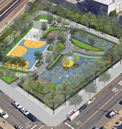 NYC Is Building a Fairer Park System – THE DIRT Innovative Playground, Community Park Design, Brooklyn Park, Landscape Architecture Drawing, Urban Landscape Design, Sport Park, City Planner, Desain Lanskap, Children Park