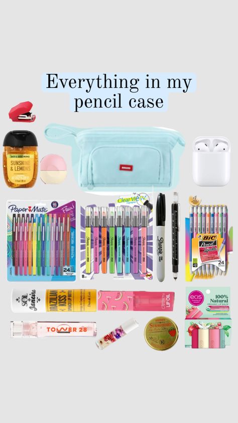 #aesthetic #preppy #angoo #pencilcase #school #haul #everythinginmy #everythinginmypencilcase Preppy Pencil Case, Pencilcase School, Aesthetic Preppy, Pencil Case, Pencil