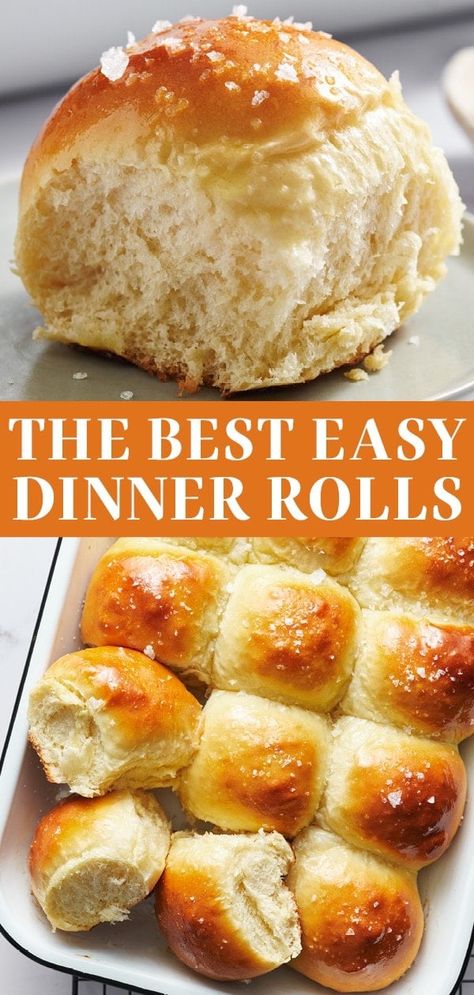 How to make the BEST homemade ultimate dinner rolls! This recipe yields beautifully golden brown yeast rolls with a soft and fluffy texture! Tons of baking tips, make ahead instructions, and a step-by-step video included. #dinnerrolls #breadrolls Dinner Rolls Recipe Homemade, Yeast Rolls Recipe, Rolls Bread, Handle The Heat, Homemade Rolls, Homemade Dinner Rolls, Yeast Rolls, Dinner Rolls Recipe, Homemade Dinner