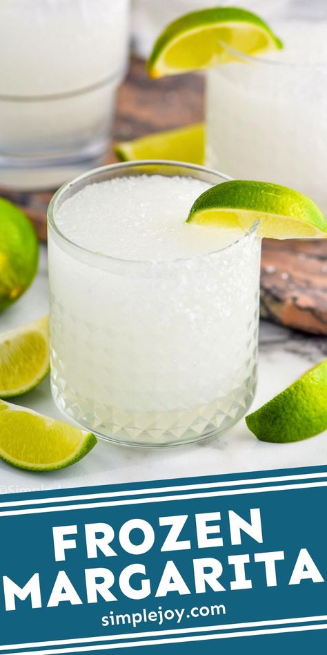 Frozen Margaritas are the perfect summer cocktail recipe! Made with just a few ingredients, you will love this frozen spin on our award winning margarita recipe. Award Winning Margarita Recipe, Frozen Margarita Recipe, Pitcher Of Margaritas, Street Taco Recipe, Best Margarita Recipe, Frozen Margarita, Margarita Ingredients, Margarita On The Rocks, Best Tequila