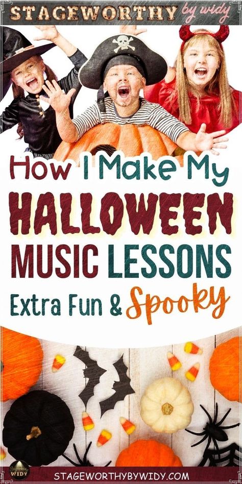 Making your Halloween music lessons elementary extra fun and spooky is essential to keep your music class focused before a holiday. These elementary music resources are my go-to! This teaching music ideas includes everything you need, such as elementary music Halloween games, Halloween music activities for kids, and Halloween music worksheets free. You can confidently teach kids about music, even if you're a non music teacher, using these easy and effective teaching kids music ideas. Halloween Music Class Activities, Halloween Music Worksheets, Halloween Music Class, Kindergarten Music Class, Halloween Music Lessons, Halloween Music Activities, Music Class Games, Musical Lessons, Teaching Music Theory