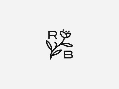 Wm Logo, Logo Design Monogram, Typography Black And White, Desain Merek, Flower Typography, Coaching Logo, Mises En Page Design Graphique, Logo Monogramme, Rose Logo