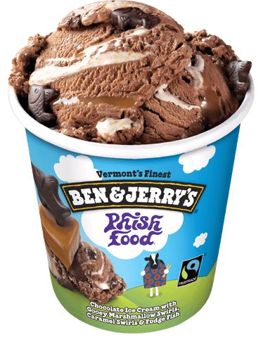 Phish Food Ice Cream, Ice Cream Flavors List, Phish Food, Healthy Foods To Make, Gluten Free Ice Cream, Chocolate Swirl, Chocolate Marshmallows, Fish Food, Ben And Jerrys