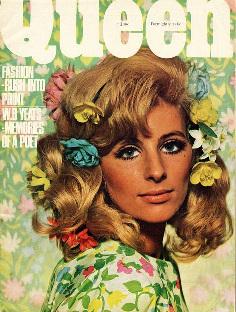 Model Jill Kennington shot by Duffy for the cover of Queen magazine 2nd June 1965. Taken one year before her defining role in Michelangelo Antonioni’s 1966 film Blow-Up. 60s Magazine, 60s Vintage Fashion, 1960 Fashion, Swinging Sixties, Glamour Magazine, Seventeen Magazine, Queen Fashion, Vintage Magazines, 60s Fashion