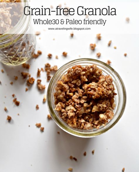 Whole 30 Snacks, Grain Free Breakfast, Paleo Granola, Whole 30 Meal Plan, Paleo Friendly Recipes, Whole 30 Breakfast, Whole 30 Diet, Grain Free Granola, Autoimmune Paleo