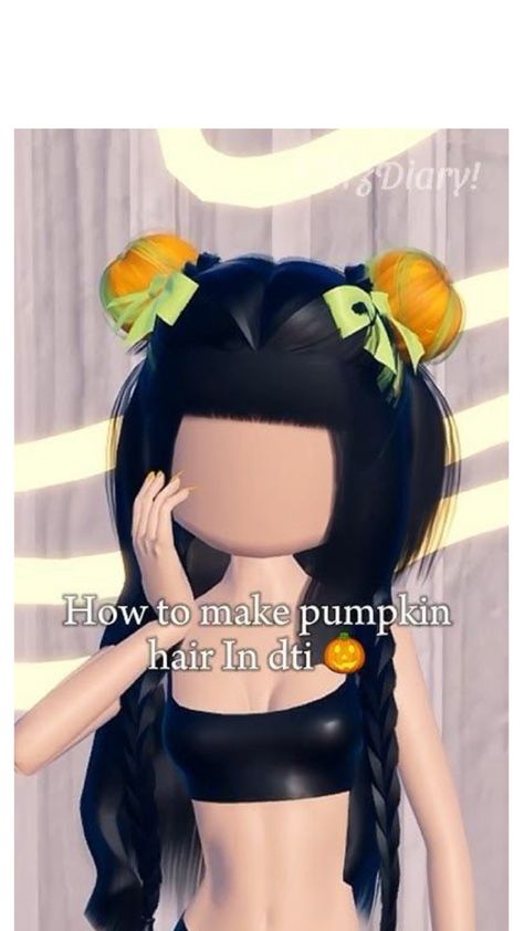 Dti Pumpkin Hair, Hair