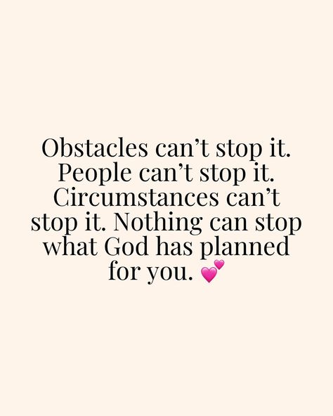 Keep walking in obedience, nothing can stop what God has for you 🙌🏼 Amen?! Obedience To God Scriptures, Keep Walking Quotes, Nothing Can Stop What God Has Ordained, Being Obedient To God, Walk In Obedience God, Don’t Worry About The People God Removed, Gods People, Obedience To God, Walking Quotes