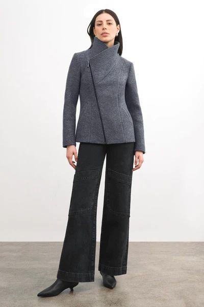 Women's Coats and Jackets | Stylish Jackets for Women | Marcella NYC Tan Wool Coat, Designer Outerwear, Unique Jackets, Stylish Jackets, Coat Outfits, Winter Coats Women, Grey Women, Light Jacket, Wool Jacket