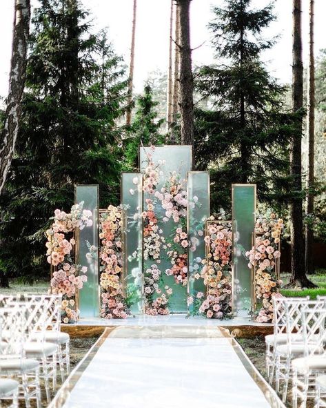 Wedding Backdrop Ideas, Wedding Stage Design, Wedding Backdrop Design, Backdrop Ideas, Wedding Stage Decorations, Floral Backdrop, Backdrop Design, Ceremony Backdrop, Stage Decorations