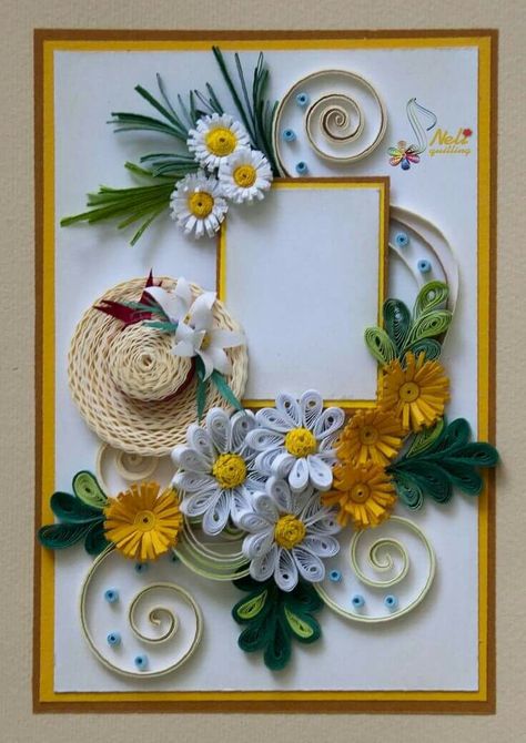 Neli Quilling, Arte Quilling, Paper Quilling Flowers, Paper Quilling Cards, Origami And Quilling, Quilling Work, Idee Cricut, Desain Quilling, Quilling 3d