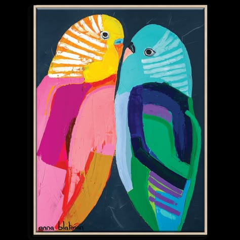 Nicole & Keith Anna Blatman, Printed Wall Art, Hanging Canvas, Art Abstrait, State Art, Art Paint, 그림 그리기, Bird Art, Painting Inspiration