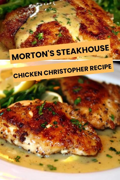 Morton’s Steakhouse Chicken Christopher Recipe – Hungarian Chef Chicken Horseradish Recipes, Sauce For Chicken Schnitzel, Mortons Steakhouse Chicken Christopher, Chicken Tonight Country French Copycat, Velvet Chicken Recipes, Chicken Au Poivre Recipe, Muenster Chicken Recipe, Chicken Recipes For Dinner Instant Pot, Chicken Christopher Recipe