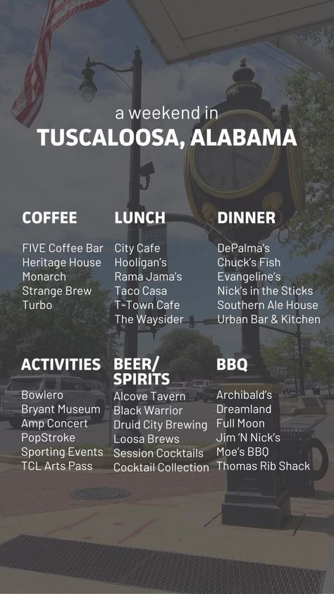 Visit Tuscaloosa, Alabama | Save for your trip to #Tuscaloosa, #Alabama! ✨ | Instagram Alabama Bucket List, Tuscumbia Alabama, Urban Bar, Tuscaloosa Alabama, Alabama Travel, Heritage House, Sweet Home Alabama, University Of Alabama, Sport Event