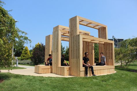 Temporary Architecture, Pavilion Architecture, Urban Landscape Design, Landscape Structure, Pavilion Design, Temporary Structures, Wooden Structure, Landscape Architecture Design, Urban Furniture