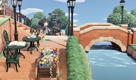 Animal Crossing New Horizons Island Ideas Animal Crossing Outdoor Cafe, Nightcore Anime, Animal Crossing 3ds, Animals Crossing, Ac New Leaf, Animal Crossing Guide, Animal Crossing Wild World, Qr Codes Animal Crossing, Animal Crossing Villagers