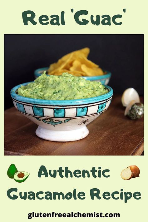 This authentic Guac recipe hails from Guatemala. Quick, easy and delicious, it can be made in under 10 minutes, whether chunky or smooth. With the simplest list of ingredients, it's a game-changer and may be the freshest-tasting Guacamole you have ever eaten. Guacamole Recipe No Tomato, Guacamole Recipe Without Tomato, Recipe For Guacamole, Chunky Guacamole Recipe, Authentic Guacamole Recipe, Authentic Guacamole, Guac Recipe, Guatemalan Recipes, Guacamole Ingredients